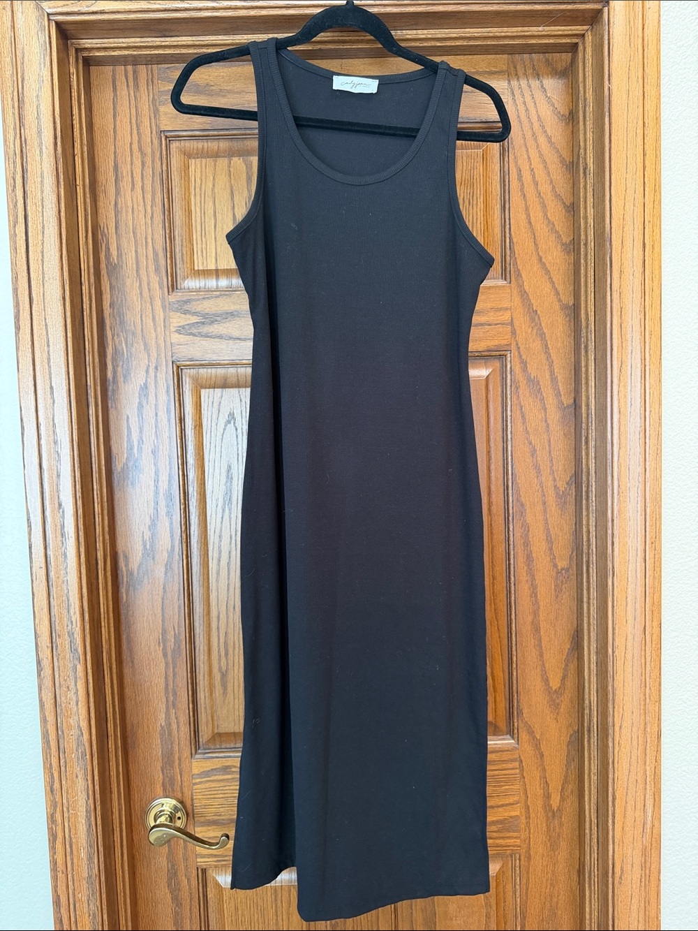 Carly Jean Black Tank Dress